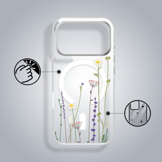 Etui_do_iPhone_17_Pro_MagSafe_wiosenne_kwiaty_przeźroczyste (3)