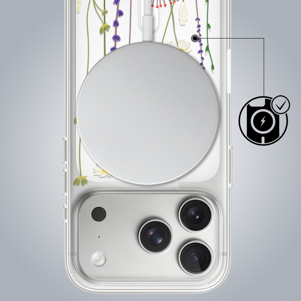 Etui_do_iPhone_17_Pro_MagSafe_wiosenne_kwiaty_przeźroczyste (5)
