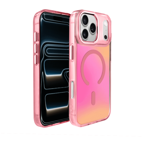 Etui do iPhone 17 Pro Max Miami Vibe z MagSafe, zmieniające kolor, różowe (OUTLET)