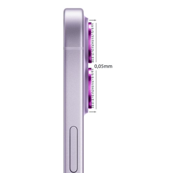 Luksusowa diamentowa osłona obiektywów, szkło na aparat iPhone 17, różowa diamentowa różowa-3