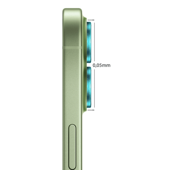 Metalowa osłona obiektywów szkło na aparat iPhone 17, berylowa zieleń berylowa zieleń-3