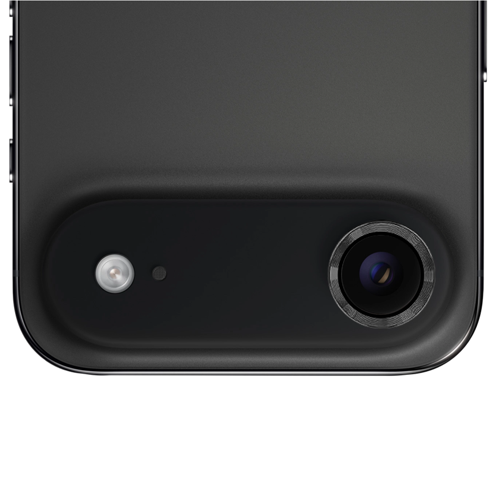 Metalowa osłona obiektywów szkło na aparat iPhone Air, czarna (2)