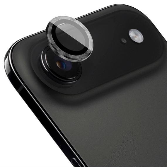 Metalowa osłona obiektywów szkło na aparat iPhone Air, czarna (5)