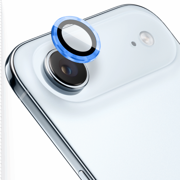 Metalowa osłona obiektywów szkło na aparat iPhone Air, granatowa (5)