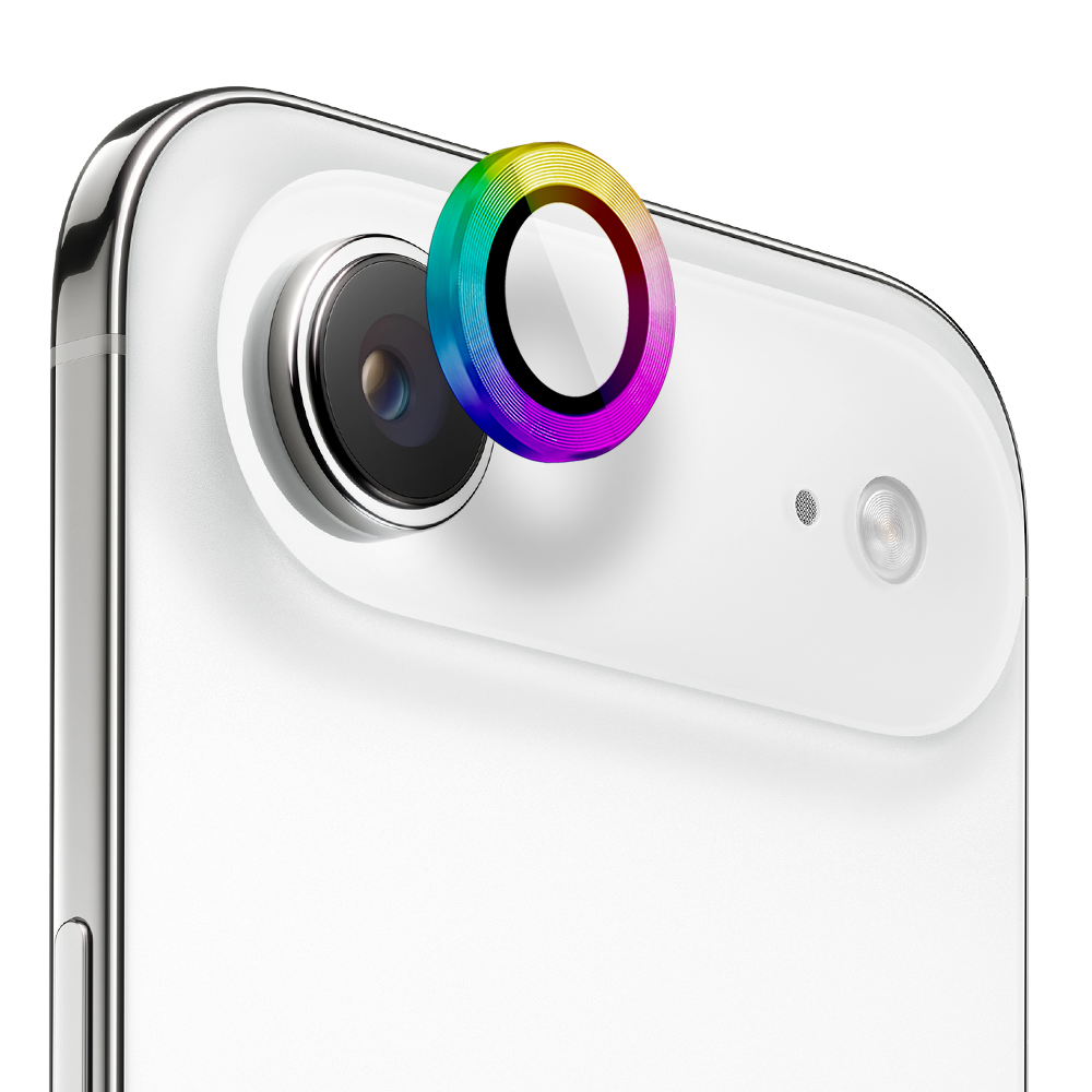 Metalowa osłona obiektywów szkło na aparat iPhone Air, kameleon (5)