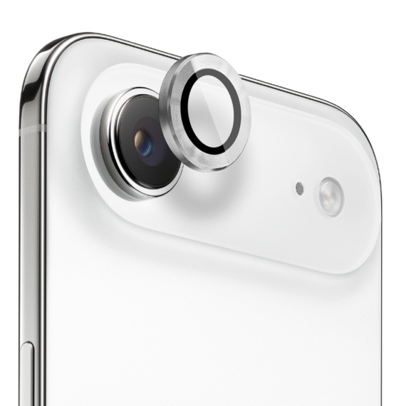 Metalowa osłona obiektywów szkło na aparat iPhone Air, srebrna (1)
