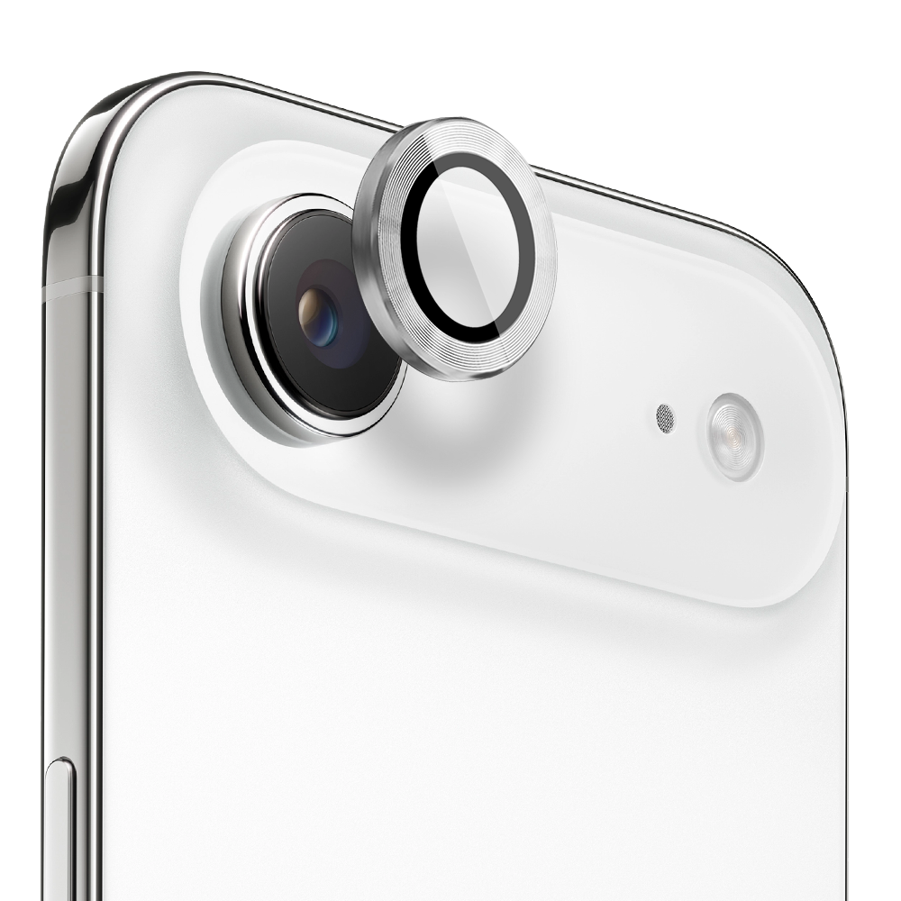 Metalowa osłona obiektywów szkło na aparat iPhone Air, srebrna (1)
