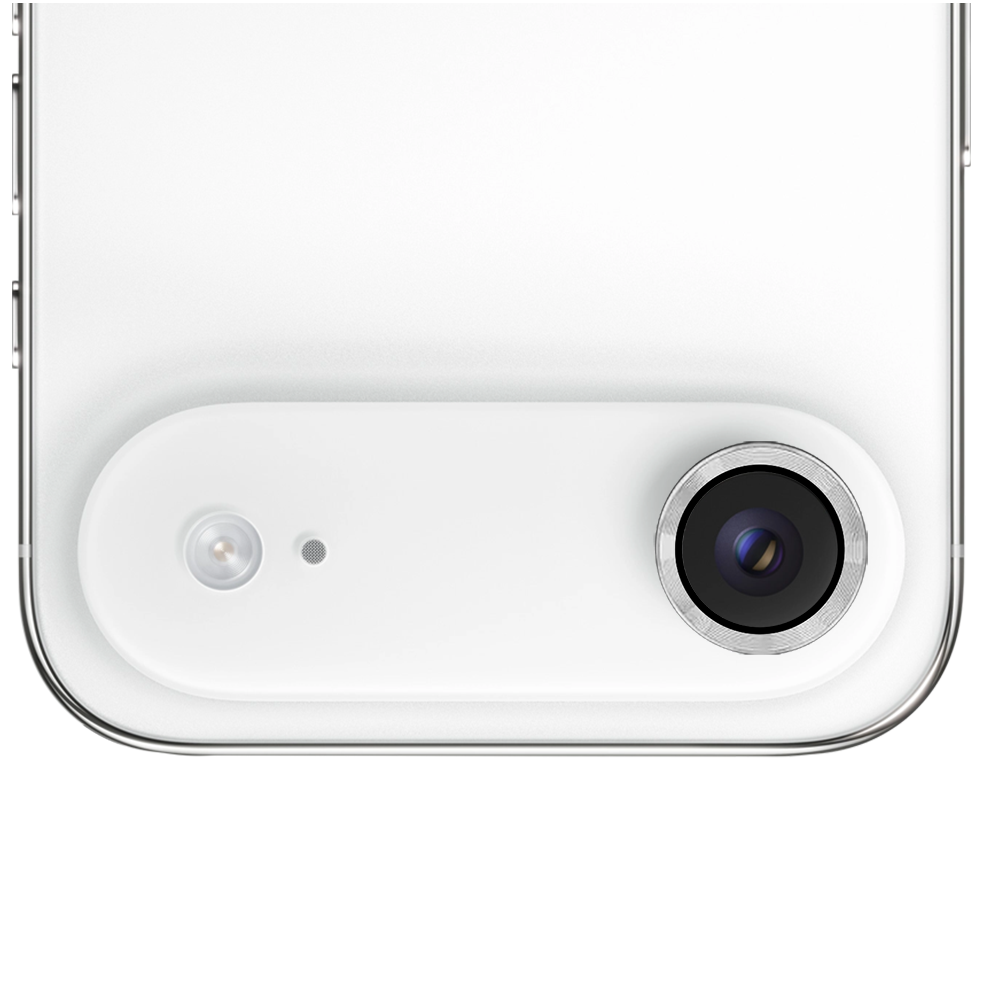 Metalowa osłona obiektywów szkło na aparat iPhone Air, srebrna (2)