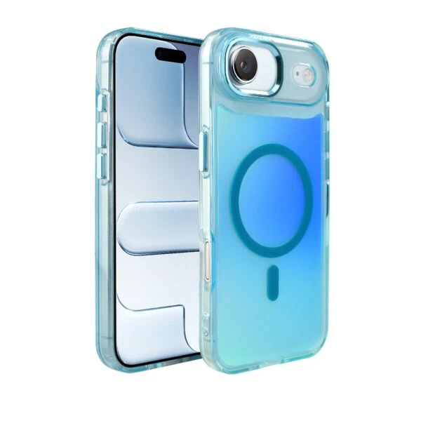 Etui do iPhone Air Miami Vibe z MagSafe, zmieniające kolor, niebieskie