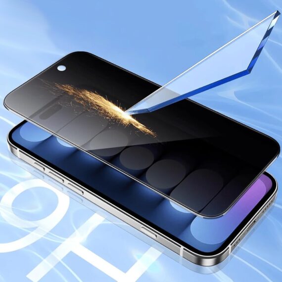Szkło hartowane 5D z filtrem przyciemniającym Privacy do iPhone 17 Pro Max Szkło hartowane 5D_-4