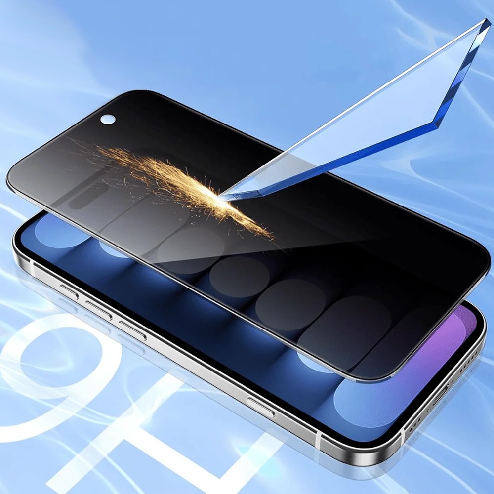 Szkło hartowane 5D z filtrem przyciemniającym Privacy do iPhone 17 Pro Max Szkło hartowane 5D_-4