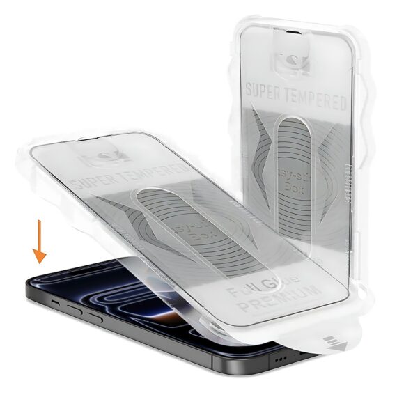 Szkło hartowane na ekran 9H do iPhone 17 Pro z aplikatorem (1)