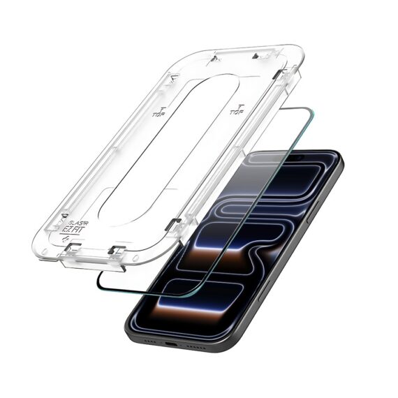 Szkło hartowane na ekran 9H do iPhone 17 Pro z aplikatorem (3)