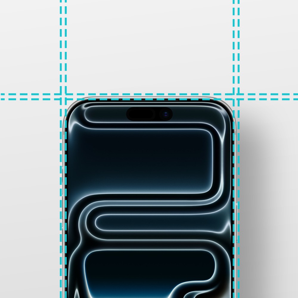 Szkło hartowane wzmacniane 9H na ekran do iPhone 17 Pro Max-2