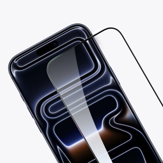 Szkło najtrwalsze kompozytowe z powłoką ceramiczną na cały ekran 5D z ramką do iPhone 17 Pro Max-1 Szkło najtrwalsze kompozytowe z powłoką ceramiczną na cały ekran 5D z ramką do iPhone 17 Pro Max-1