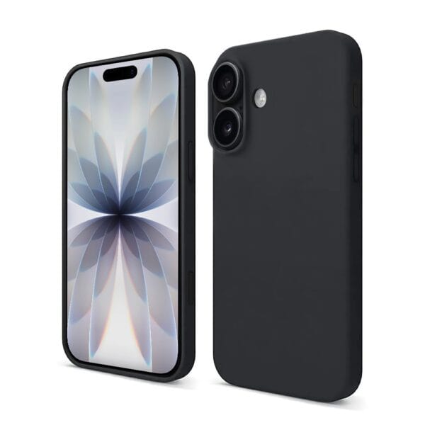 Etui do iPhone 17 Soft Lux matowe z mikrofibrą, trójwarstwowa ochrona, czarne