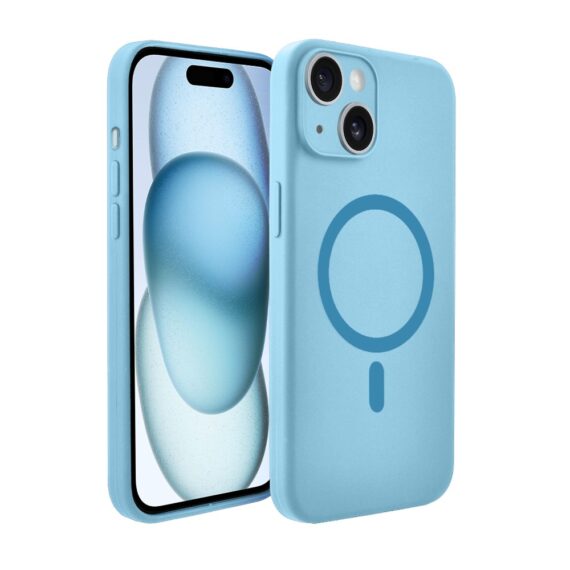 Etui do iPhone 15, silikonowe z MagSafe, mikrofibr (7)