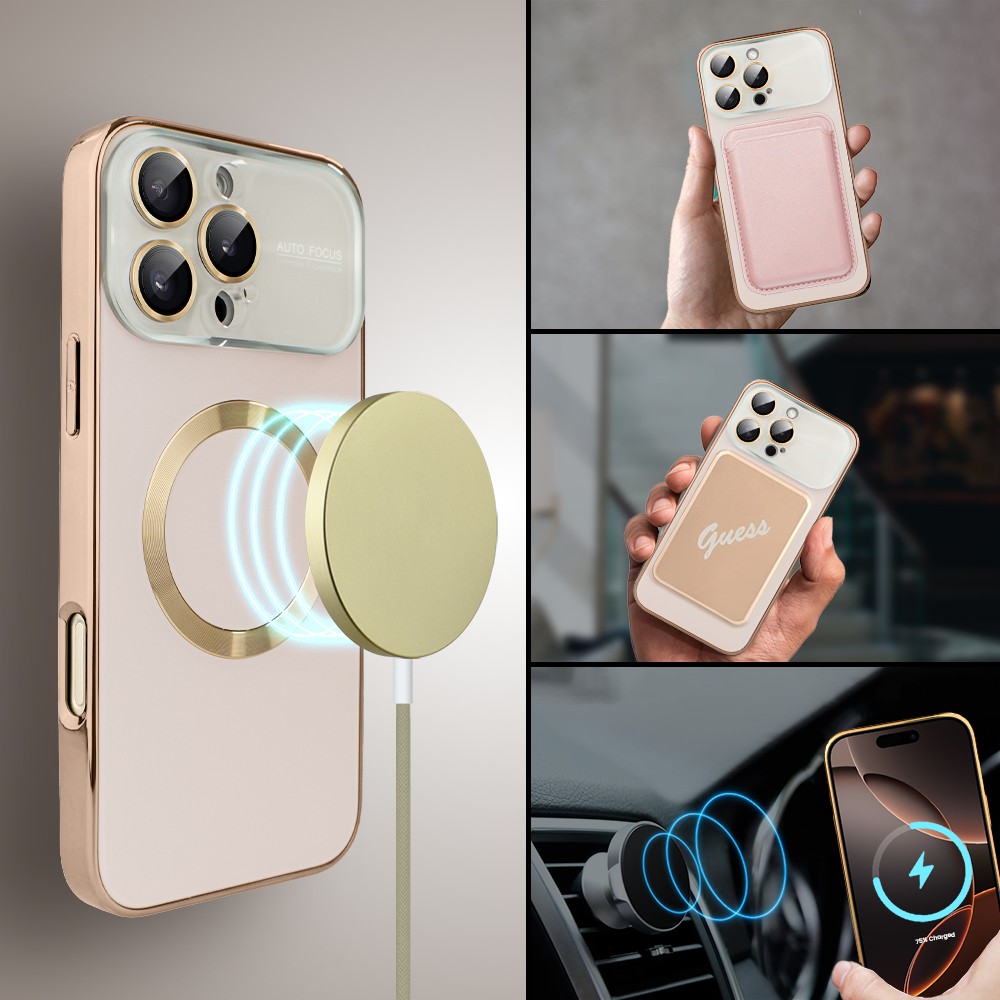 Etui do iPhone 16 Pro Noble Brush z MagSafe i osłoną na aparat, brązowe (1)