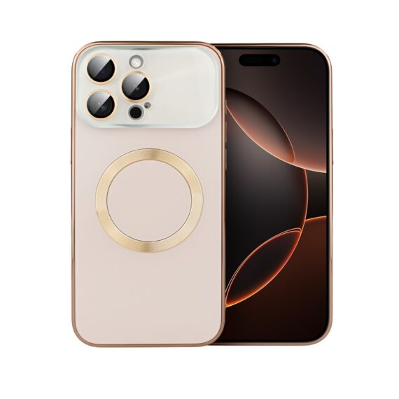 Etui do iPhone 16 Pro Noble Brush z MagSafe i osłoną na aparat, brązowe (6)