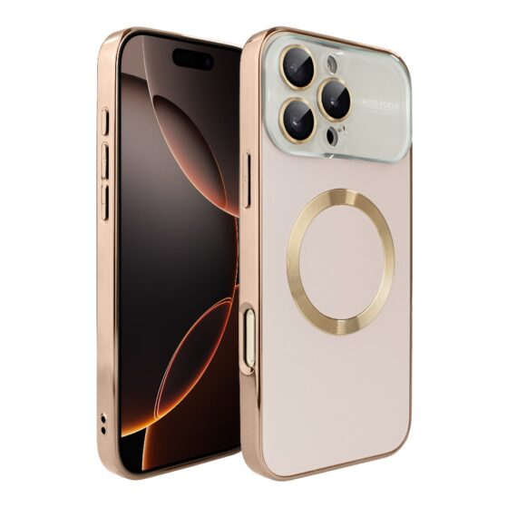 Etui do iPhone 16 Pro Noble Brush z MagSafe i osłoną na aparat, brązowe (7)