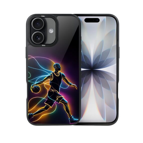 Etui do iPhone 17 IBIZU DropGuard Matt z MagSafe, Barwy Szkła, #ElectroMove, Duch koszykówki (5)