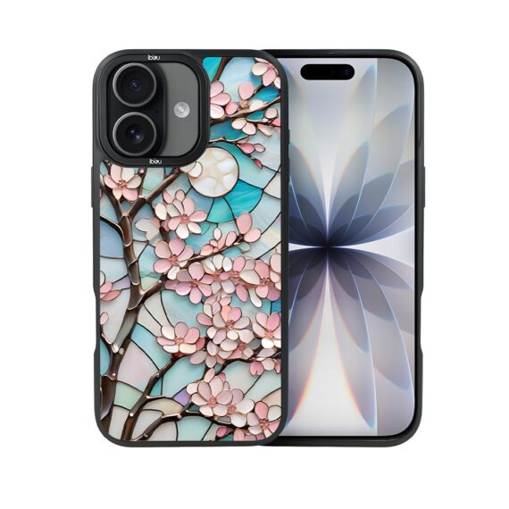 Etui do iPhone 17 IBIZU DropGuard Matt z MagSafe, Barwy Szkła, Księżycowa Wiśnia (6)