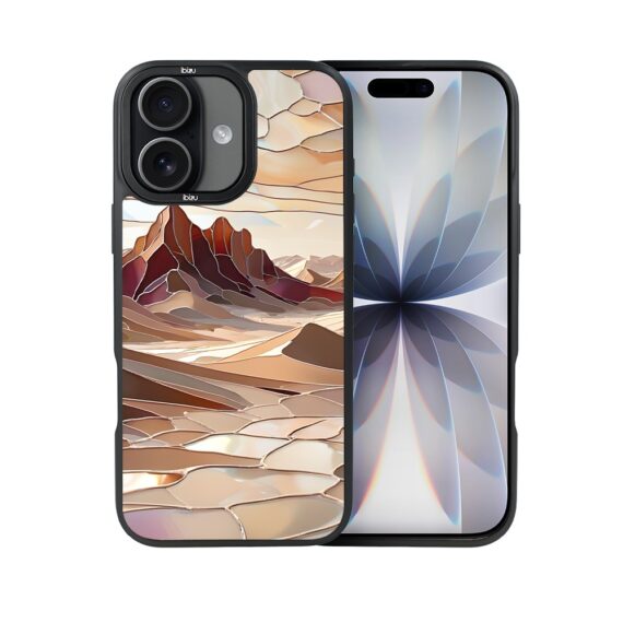 Etui do iPhone 17 IBIZU DropGuard Matt z MagSafe, Barwy Szkła, Pustynny spokój (6)