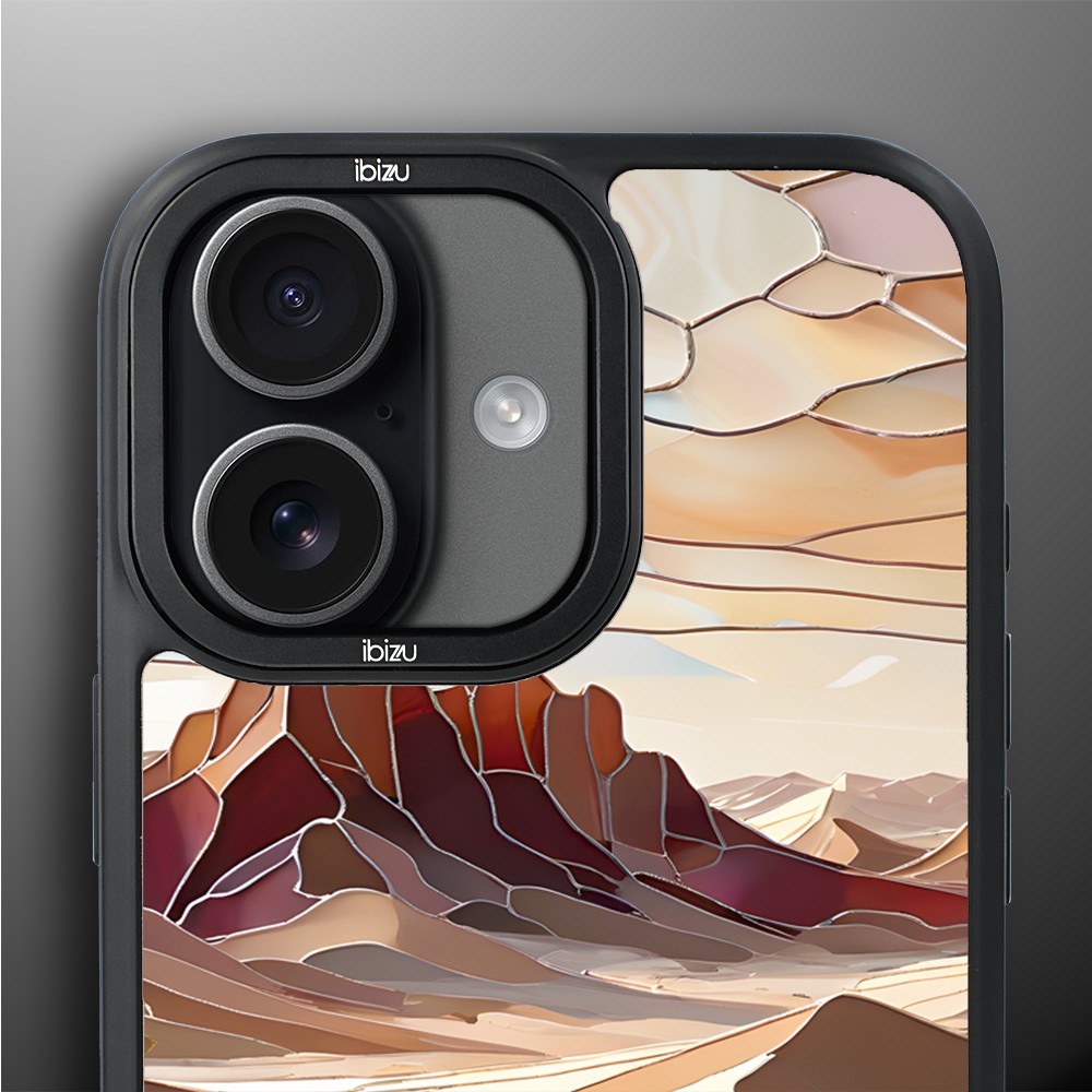 Etui do iPhone 17 IBIZU DropGuard Matt z MagSafe, Barwy Szkła, Pustynny spokój (7)