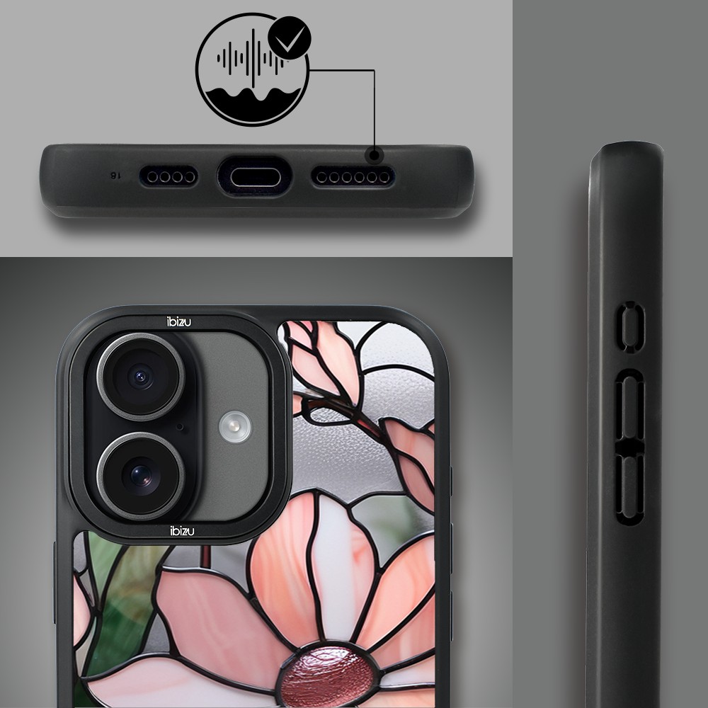 Etui do iPhone 17 IBIZU DropGuard Matt z MagSafe, Barwy Szkła, Różowa magnolia (8)