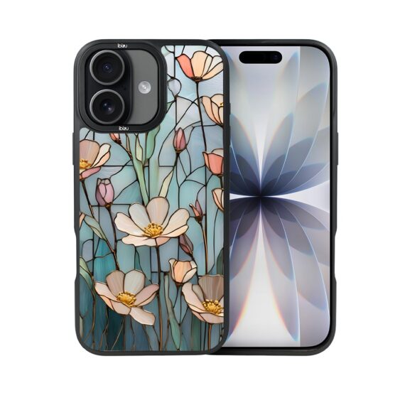 Etui do iPhone 17 IBIZU DropGuard Matt z MagSafe, Barwy Szkła, Szept kwiatów polnych (6)