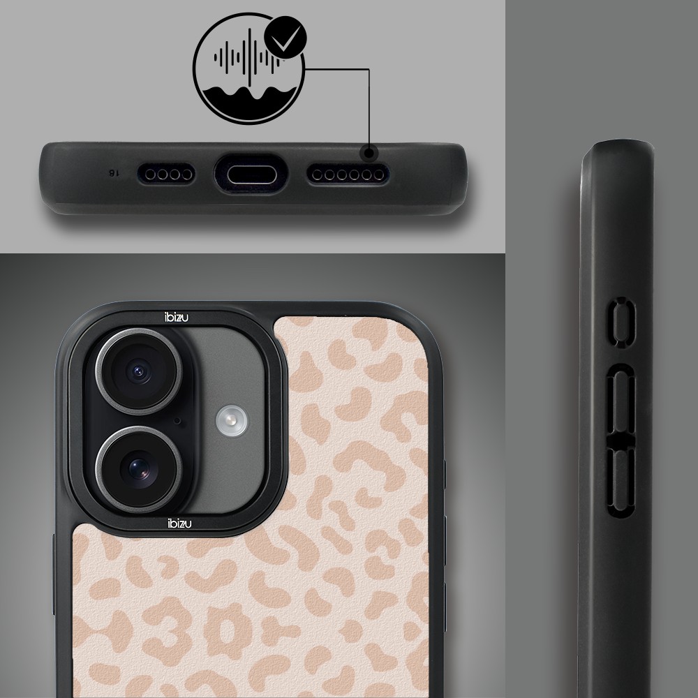 Etui do iPhone 17 IBIZU DropGuard Matt z MagSafe, Boho, Delikatna panterka (8)