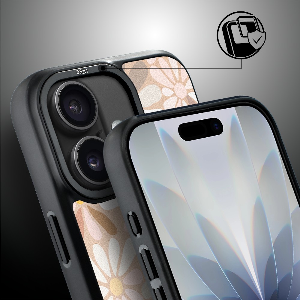 Etui do iPhone 17 IBIZU DropGuard Matt z MagSafe, Boho, Kwiaty vintage (8)