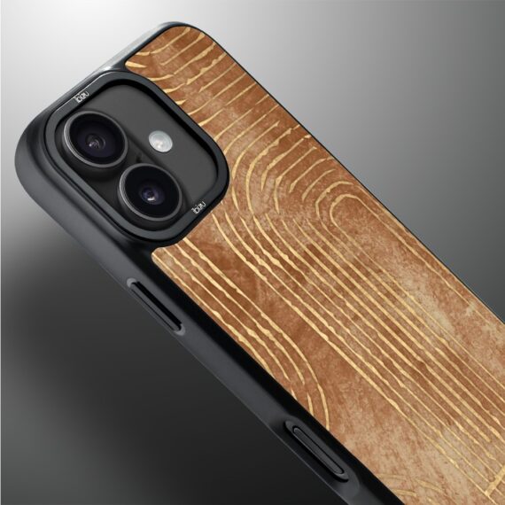 Etui do iPhone 17 IBIZU DropGuard Matt z MagSafe, Boho, Piaskowy labirynt (1)