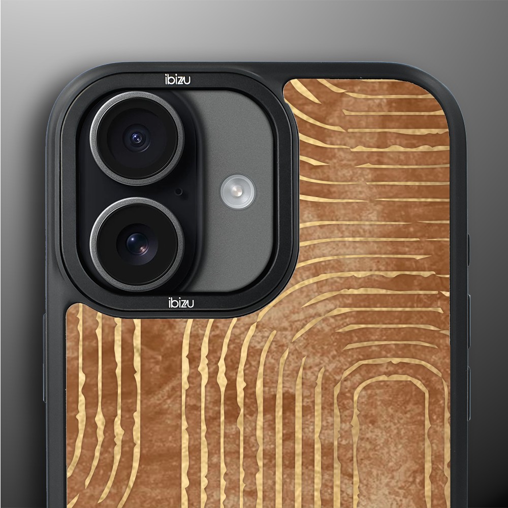 Etui do iPhone 17 IBIZU DropGuard Matt z MagSafe, Boho, Piaskowy labirynt (6)