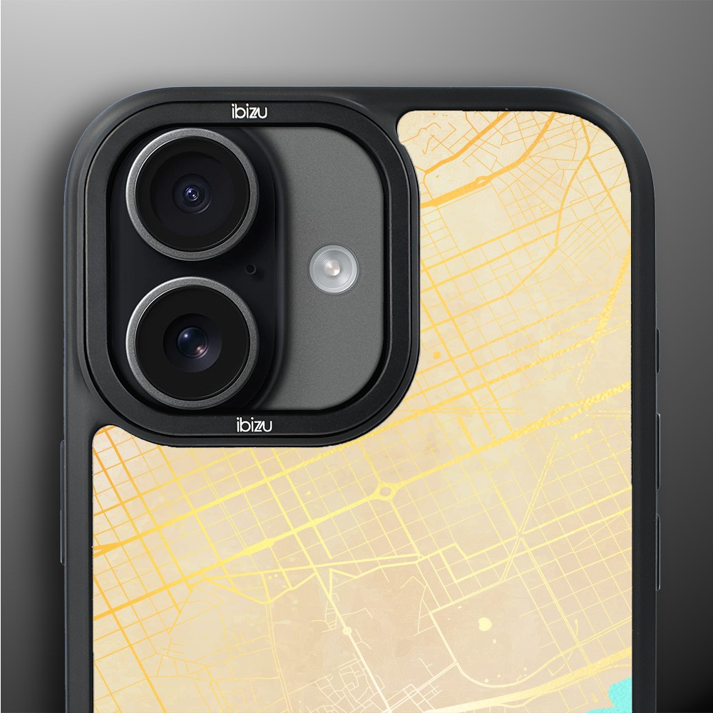 Etui do iPhone 17 IBIZU DropGuard Matt z MagSafe, Mapy Świata, Barcelona (1)