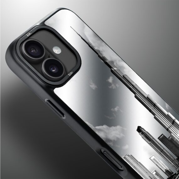 Etui do iPhone 17 IBIZU DropGuard Matt z MagSafe, Noir City, Burj Khalifa (2)