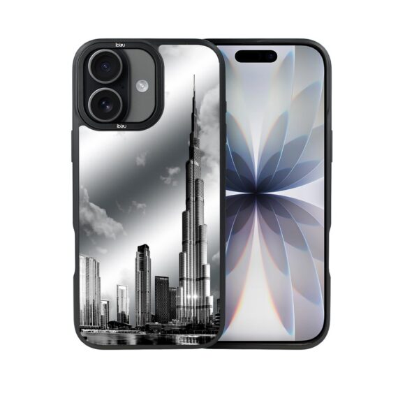 Etui do iPhone 17 IBIZU DropGuard Matt z MagSafe, Noir City, Burj Khalifa (6)
