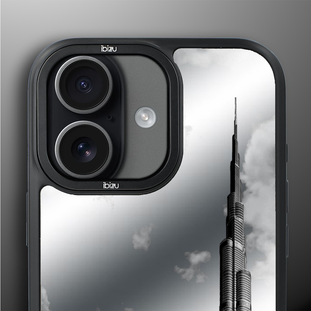Etui do iPhone 17 IBIZU DropGuard Matt z MagSafe, Noir City, Burj Khalifa (7)