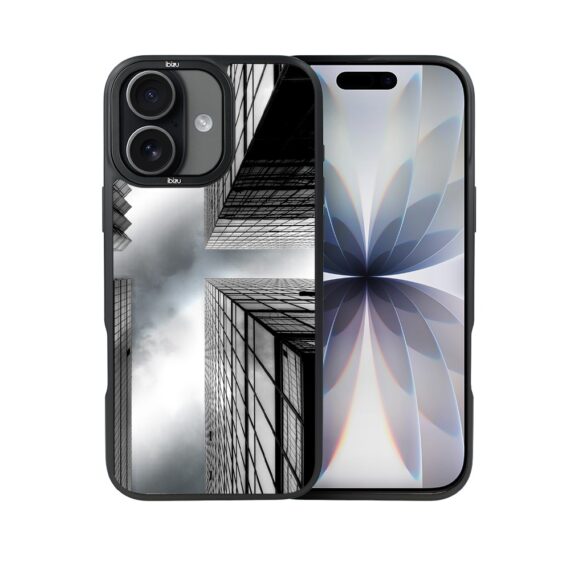 Etui do iPhone 17 IBIZU DropGuard Matt z MagSafe, Noir City, Drapacze Chmur (6)