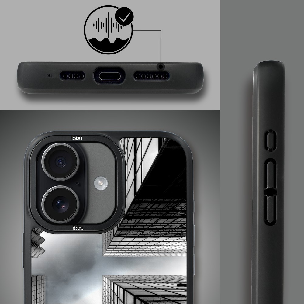 Etui do iPhone 17 IBIZU DropGuard Matt z MagSafe, Noir City, Drapacze Chmur (8)