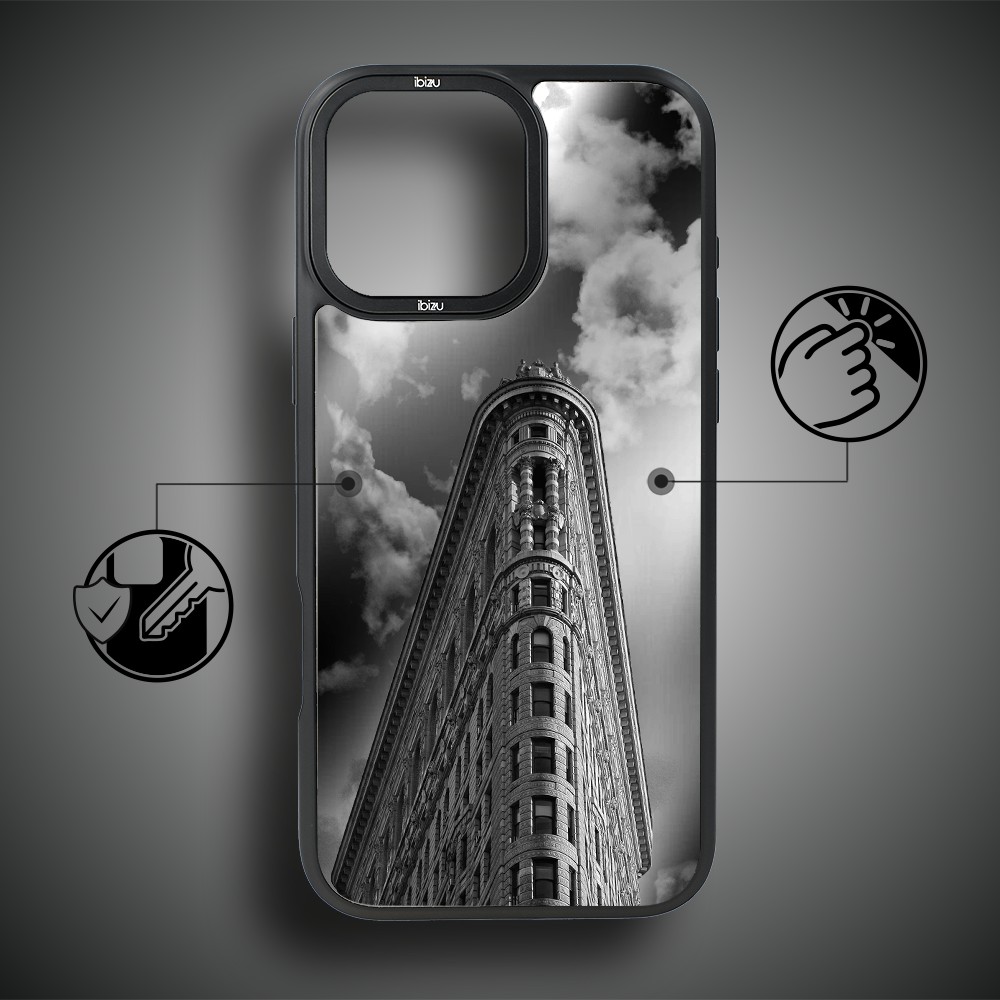 Etui do iPhone 17 IBIZU DropGuard Matt z MagSafe, Noir City, Flatiron (4)