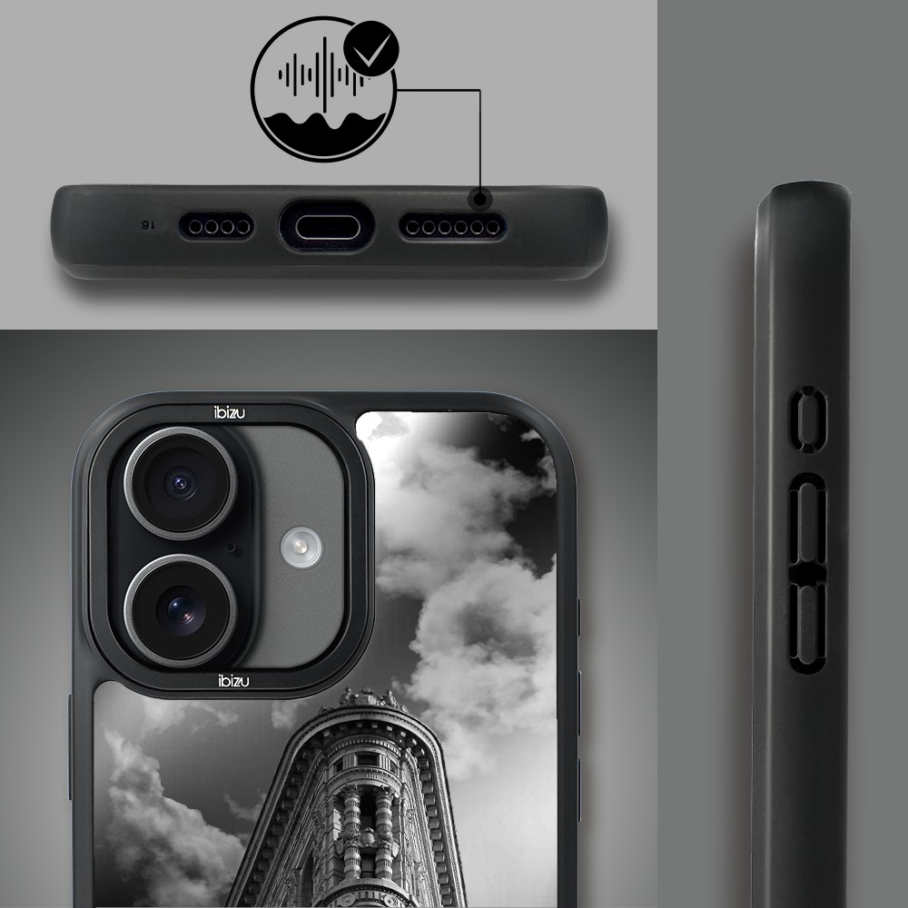 Etui do iPhone 17 IBIZU DropGuard Matt z MagSafe, Noir City, Flatiron (8)