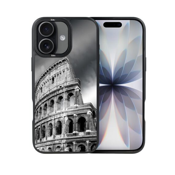 Etui do iPhone 17 IBIZU DropGuard Matt z MagSafe, Noir City, Koloseum (6)