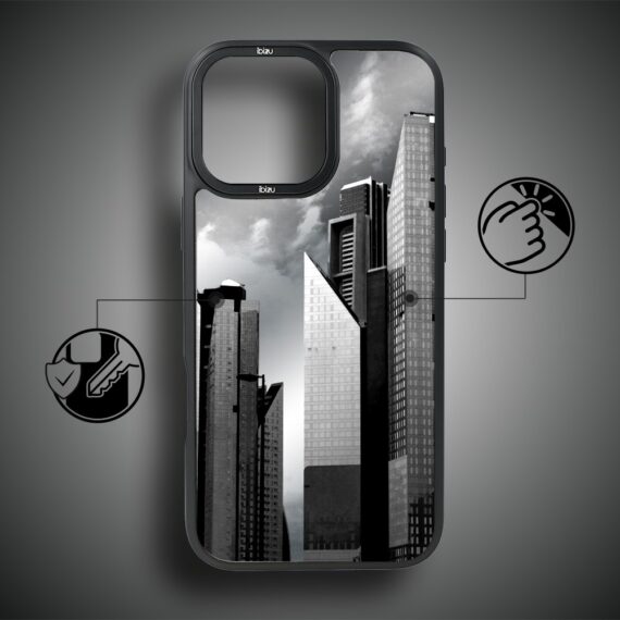 Etui do iPhone 17 IBIZU DropGuard Matt z MagSafe, Noir City, Manhattan (4)