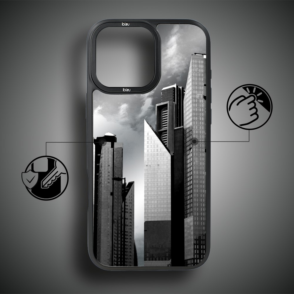 Etui do iPhone 17 IBIZU DropGuard Matt z MagSafe, Noir City, Manhattan (4)
