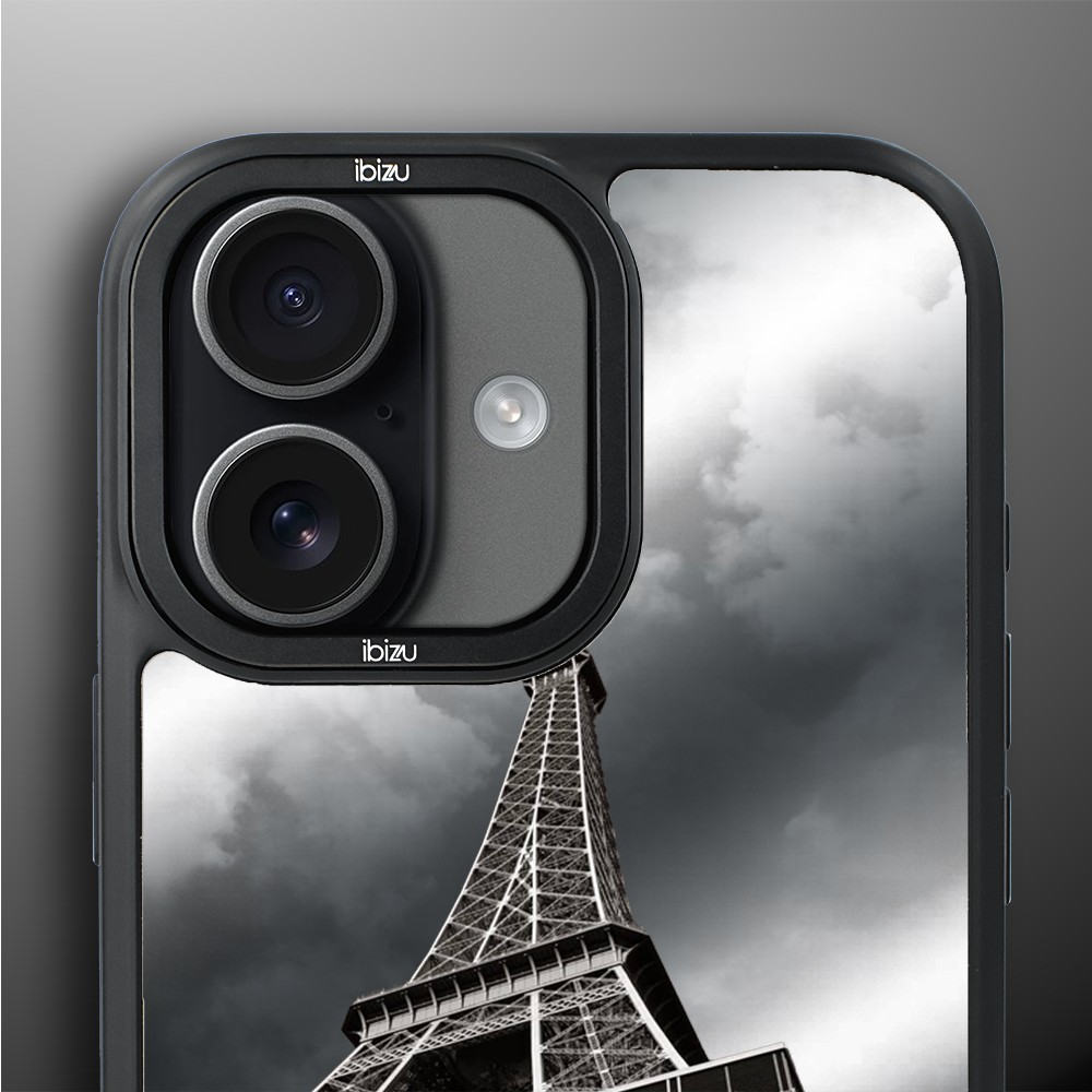Etui do iPhone 17 IBIZU DropGuard Matt z MagSafe, Noir City, Wieża Eiffla (6)