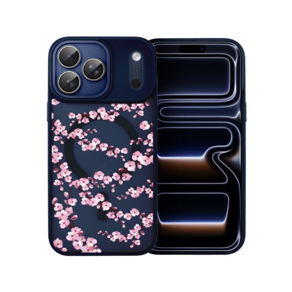 Etui do iPhone 17 Pro Color Flush z MagSafe, z osłoną aparatu, sakura kwiat wiśni, granatowe7 Etui do iPhone 17 Pro Color Flush z MagSafe, z osłoną aparatu, sakura kwiat wiśni, granatowe7