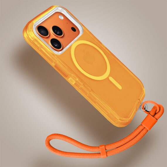 Etui do iPhone 17 Pro Crystal Armor Magsafe, Anti-Drop pancerne 3w1, ognisty opal Obszar kompozycji 8