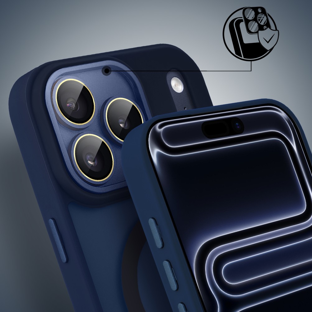 Etui do iPhone 17 Pro Max Color Flush z MagSafe, z osłoną aparatu, granatowe Obszar kompozycji 5