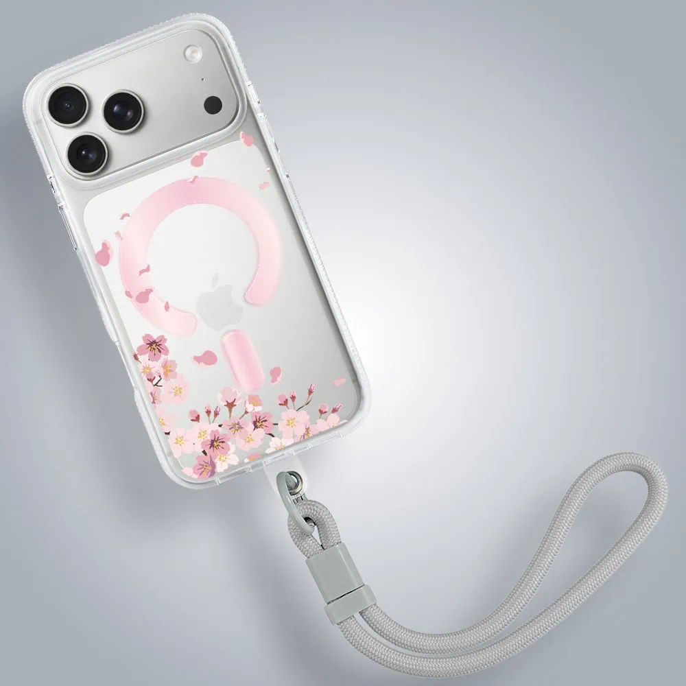 Etui-do-iPhone-17-Pro-Max-Flower-MagSafe-z-nadrukiem-kwiat-wisni-przezroczyste-17-Pro-4